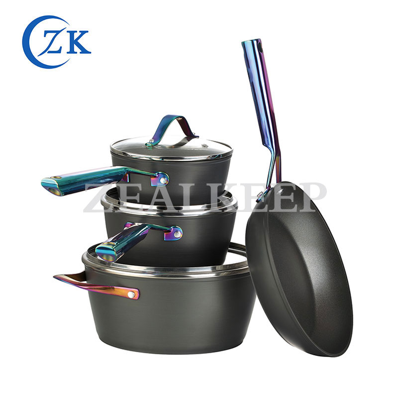 Hard Anodized Forged Aluminum Nonstick Cookware Set