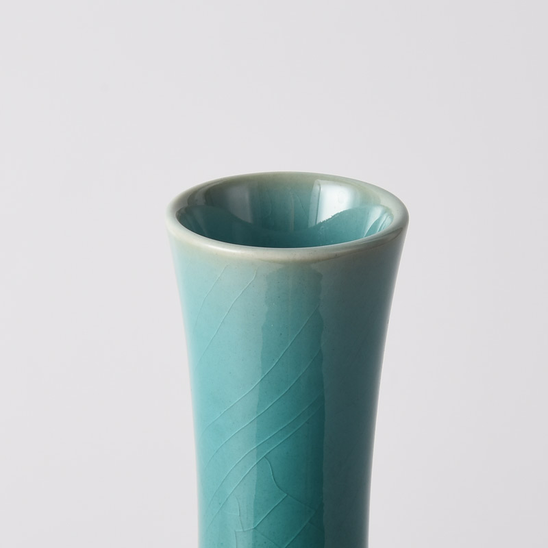 New Chinese-style Ceramic Vase with Enamel Craftsmanship Entrance Halls Ornament