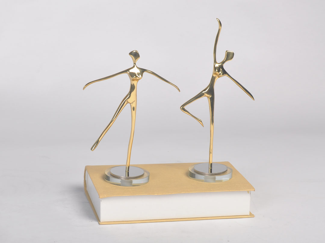 Metallum Bronze Dancing Figure Decor Sculpture