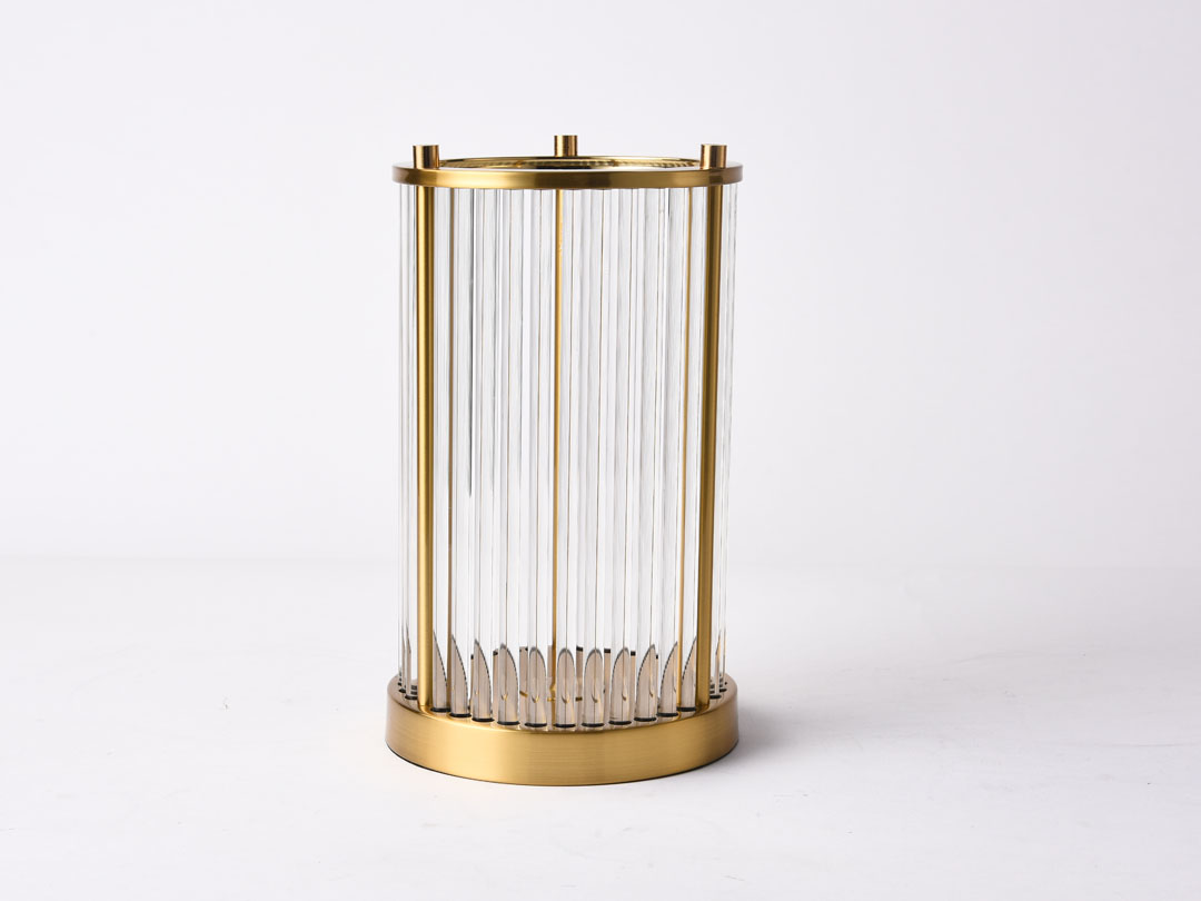 Metalo stulpelio stiklo lazdas Svetainės vazos dekoras