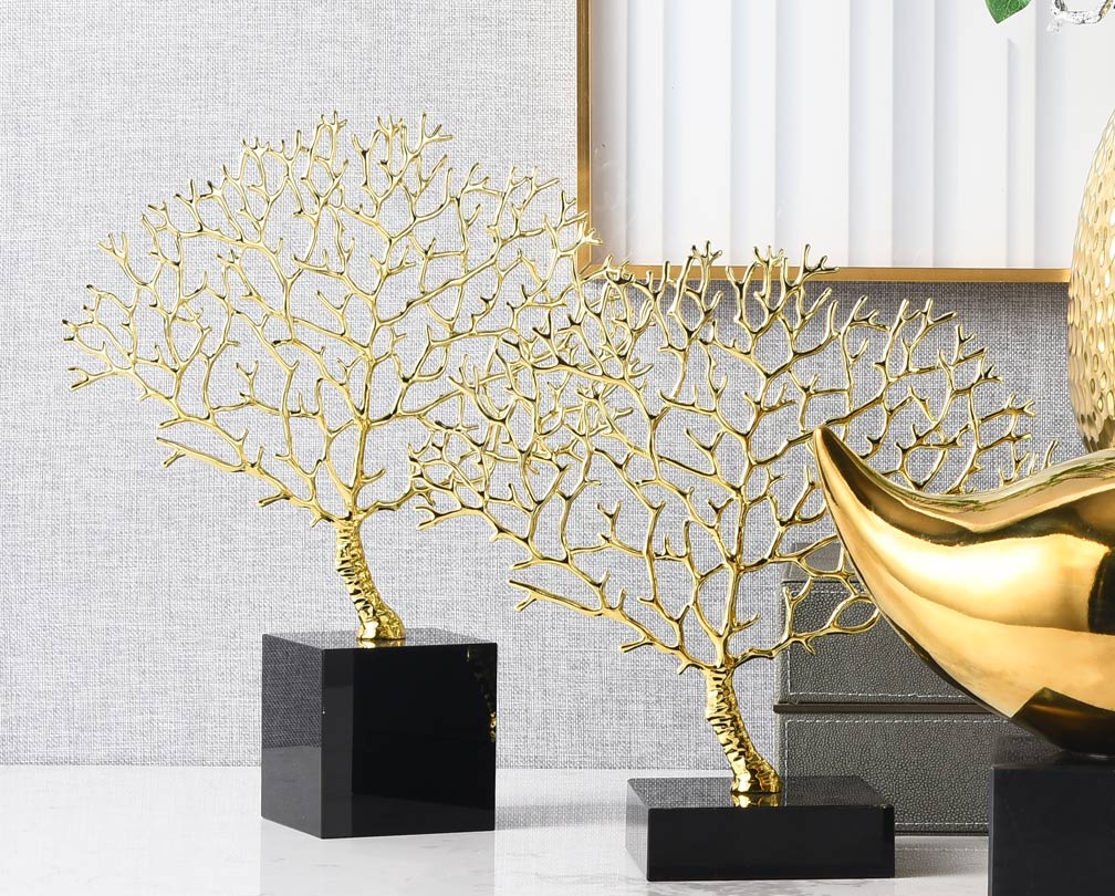 Prosperity Tree, display in cristallo ornamentale di lusso per la decorazione domestica