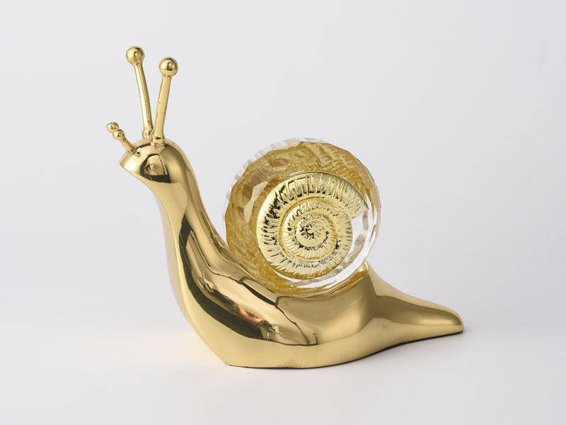 Snail Metal Copper Decor Sculpture
