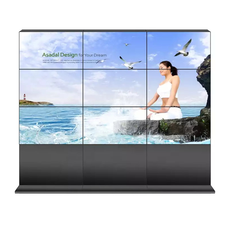 Pared de video LCD de empalme 2x2 con bisel estrecho de 3,5 mm