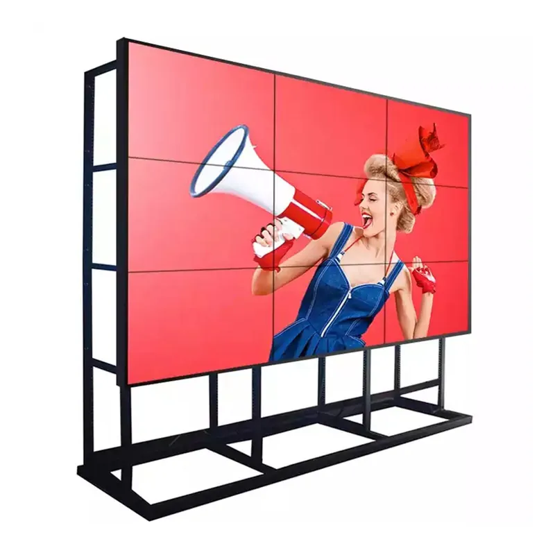 3x3 Video Wall LCD Display Panel