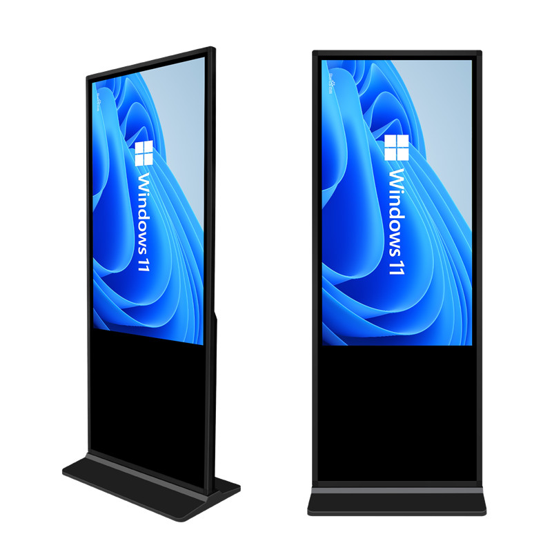 43 55 palcový volně stojící LCD vertikální digitální signage