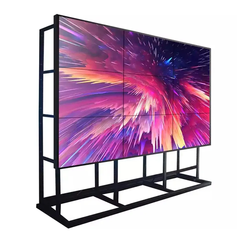 จอแสดงผล LCD Video Wall ขนาด 49 นิ้วในร่ม 2x2