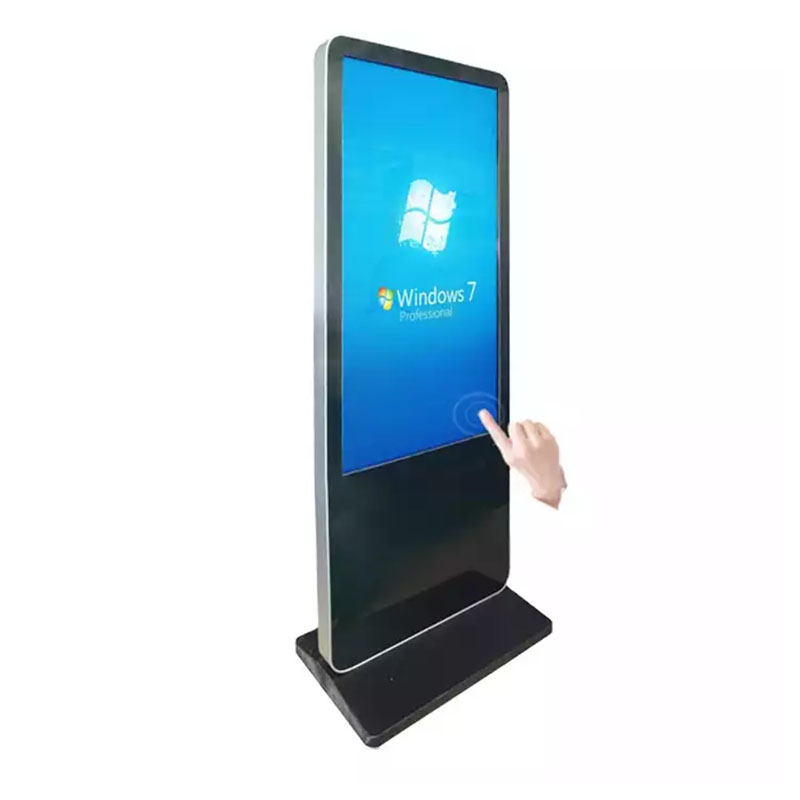 55palcový podlahový dotykový kiosk s Windows