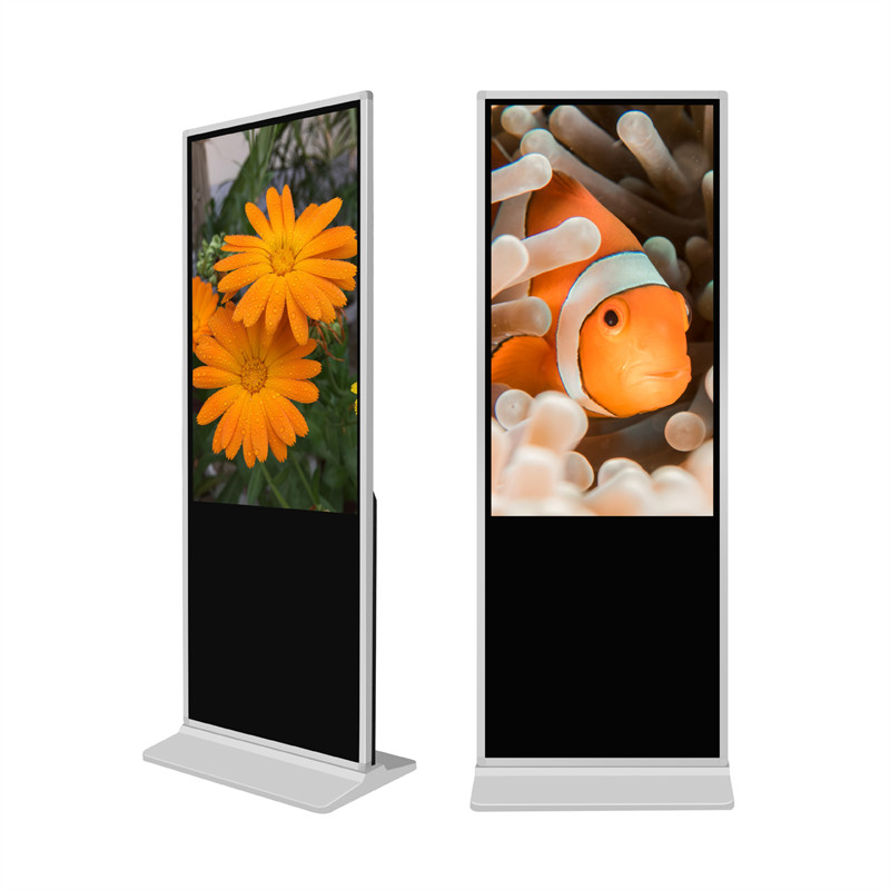 43 inch floor standing digital signage touch screen kiosk