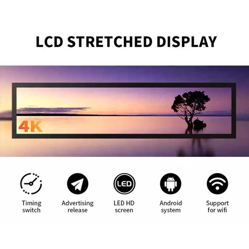 Digital Advertising Stretch Bar Display