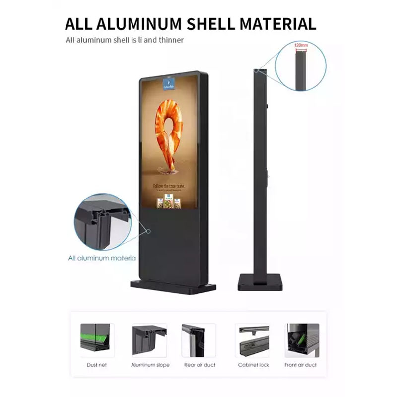 Waterproof 65 Inch Outdoor Touch Totem