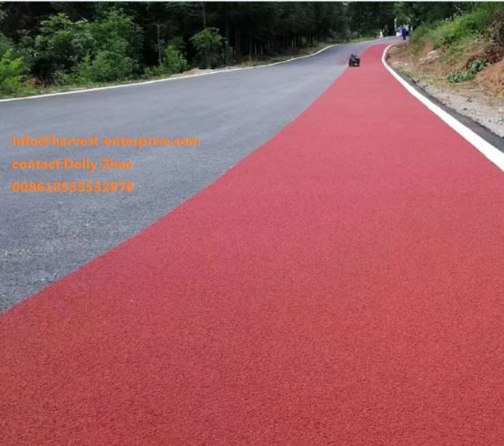 Colored Anti-slip at Highway entrance