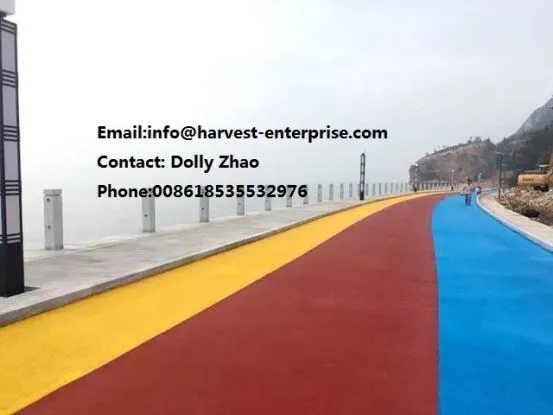 Foardielen fan kleur keramyske dieltsjes Anti-slip Pavement