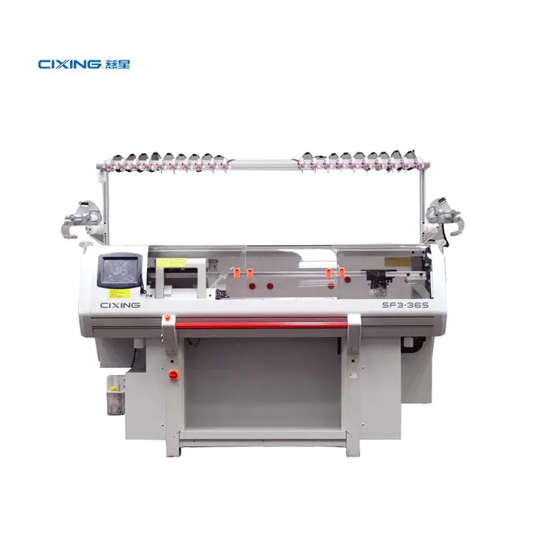 Three Systems Shoe Upper Knitting Machine