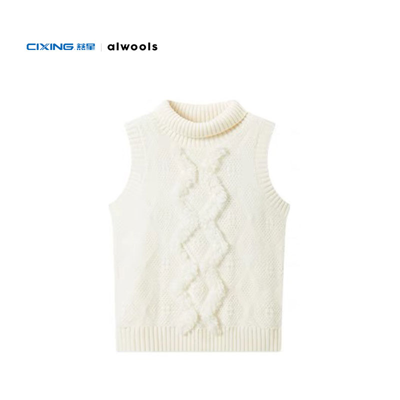 Turtleneck Knitted wool sweater