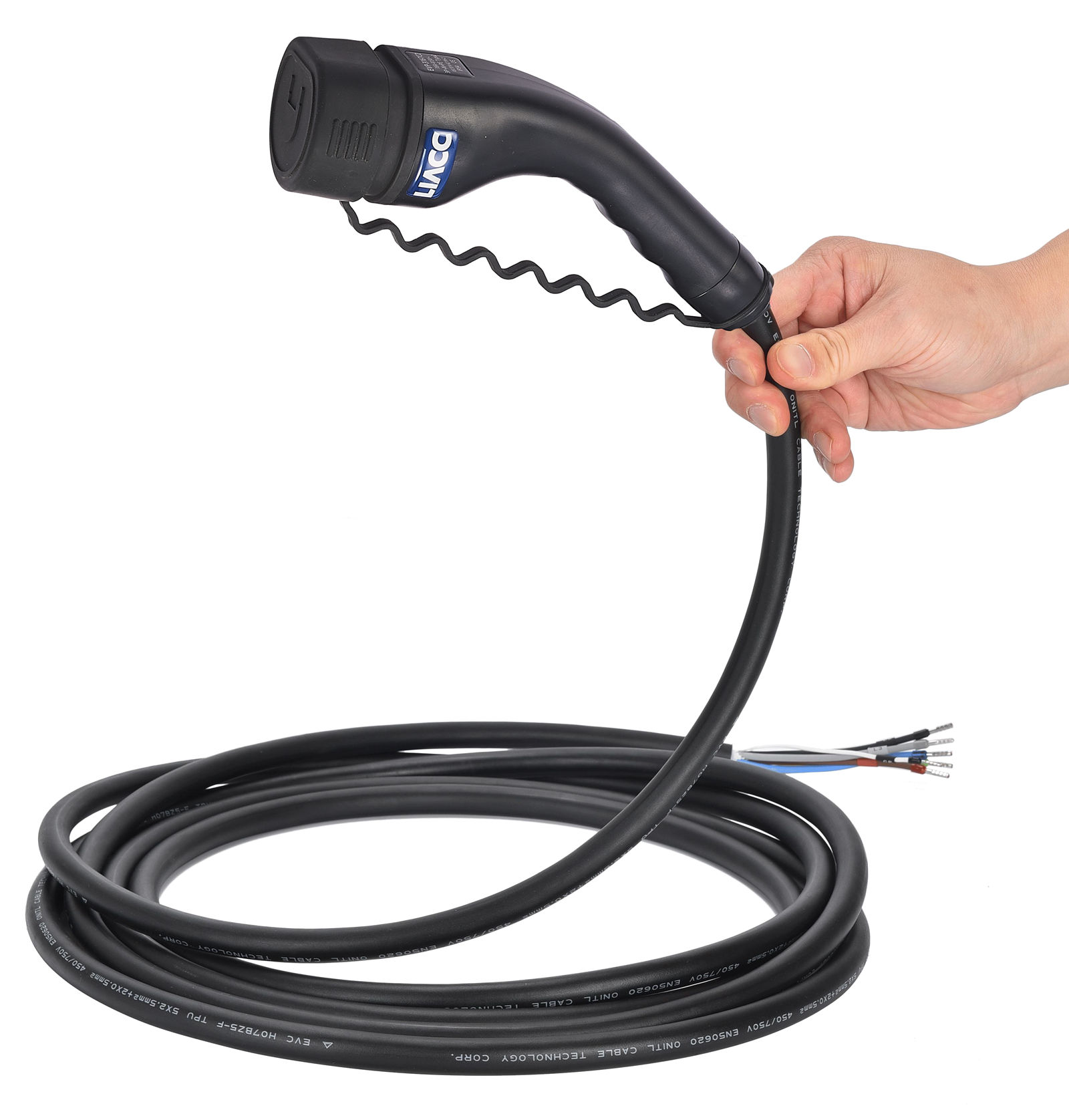 11KW Type 2 Tethered EV Charging Cable