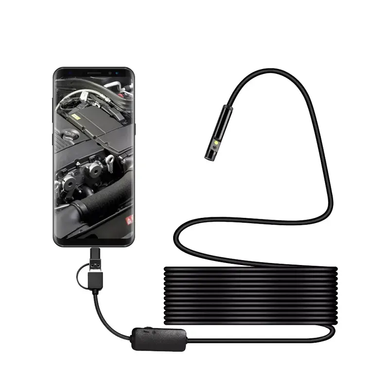 1080P Dual Lens Android Flexible Endoscope