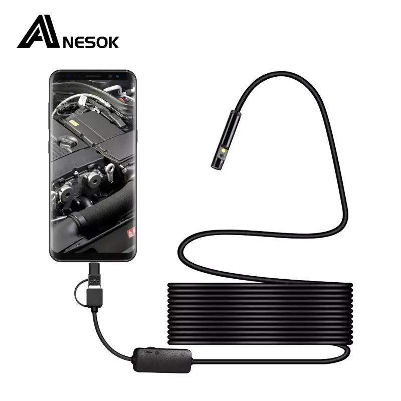 1080P Dual Lens Android Flexible Endoscope