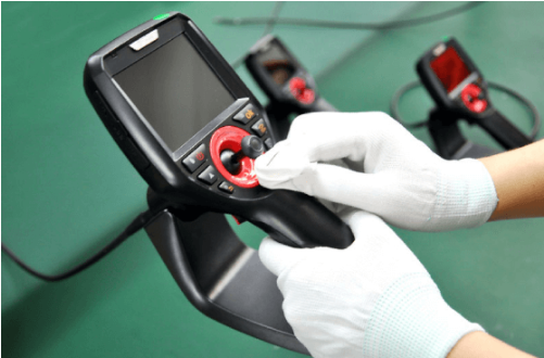 Aplicación de endoscopios industriales en equipos industriales pesados.