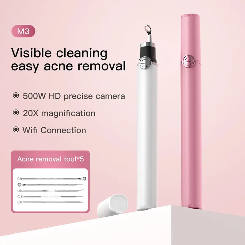 3 in 1 Visual Acne Squeezing and Tweezers