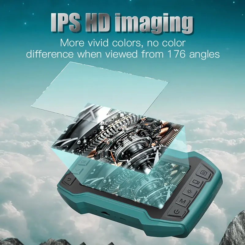 4.5 inch IPS Pipe Endoscope Camera