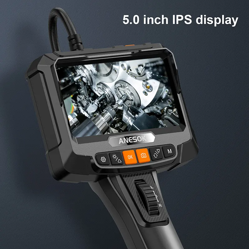 5 इन्च आईपीएस आर्टिक्युलेटिंग भिडियो एन्डोस्कोप