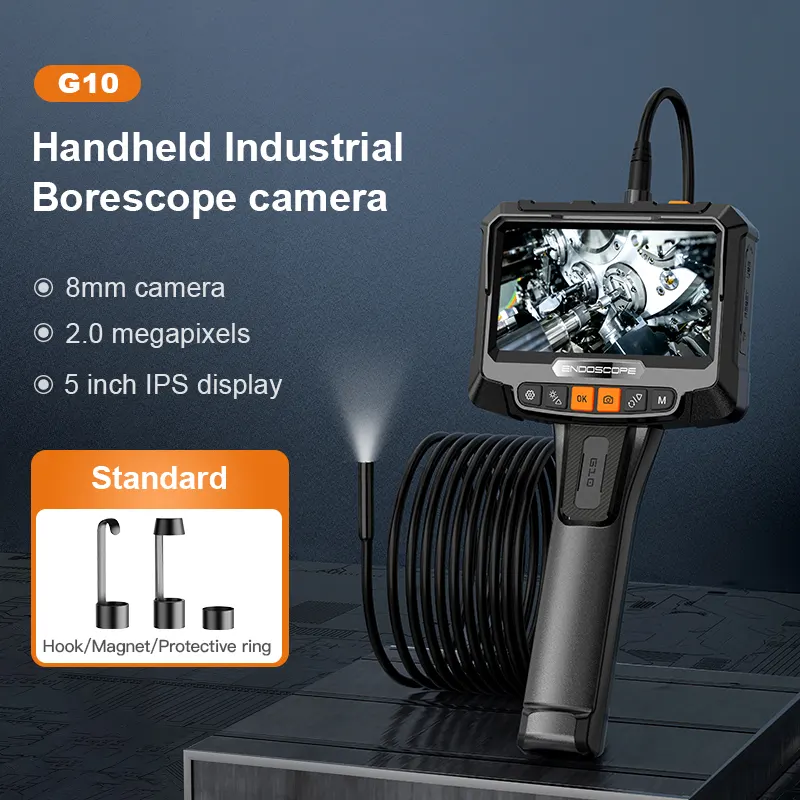 5 tuuman IPS HD -kameravideoendoskooppi