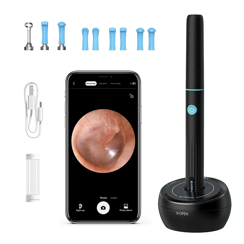 Limpiador de oídos inteligente digital con cámara