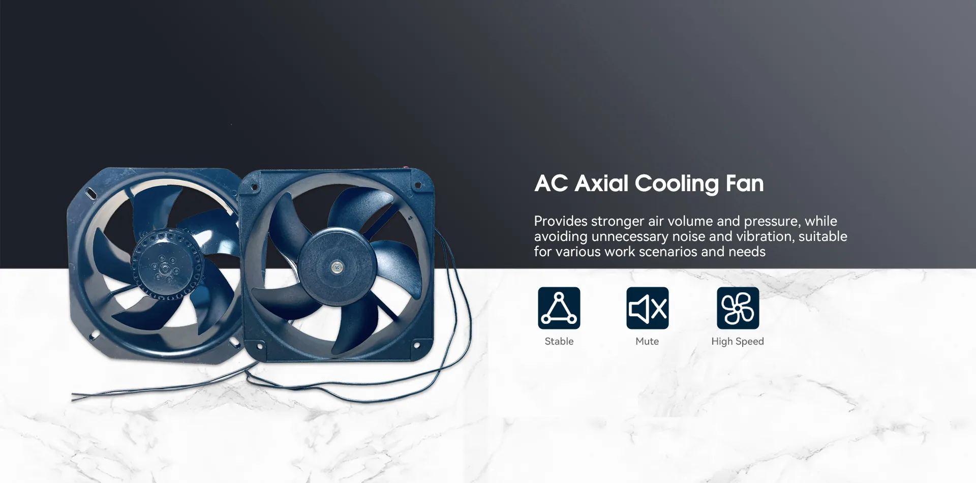 Proveedor de ventiladores de refrigeración axiales de CA