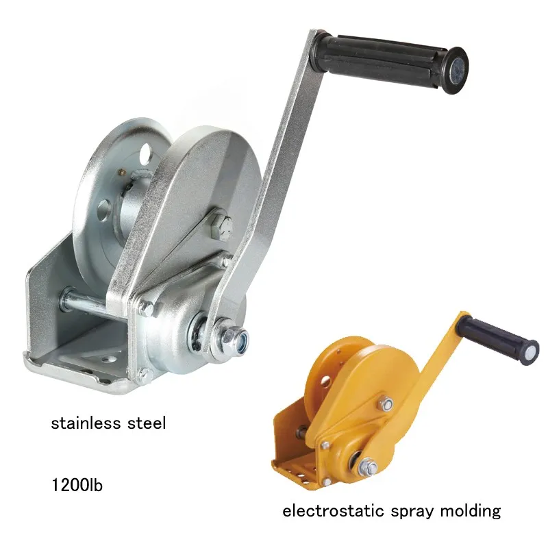 Marine Hand Winch for Boat with Auto Brake