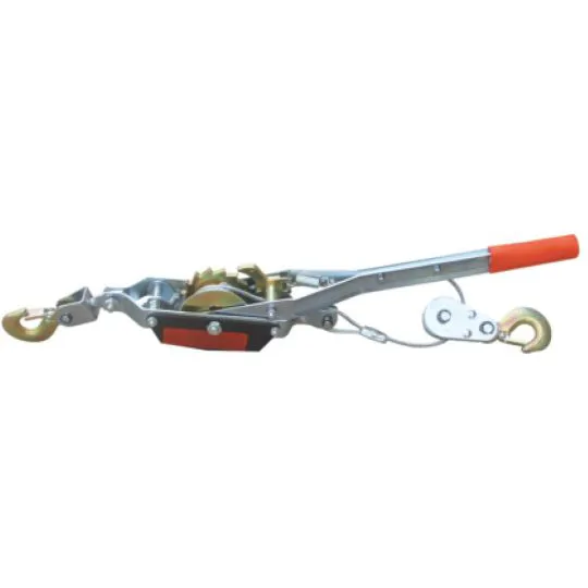 Single Gear Two Hooks Double Wire 1t Ratchet Hand Puller