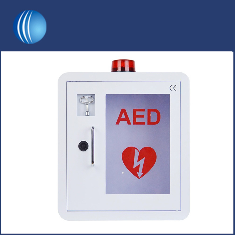 Automatische externe defibrillator voor eerste hulp