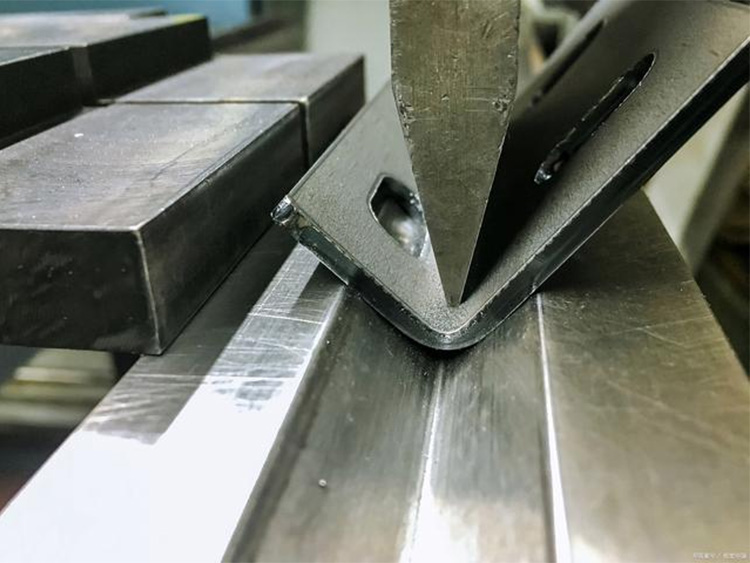 Sheet metal cabinet plate bending