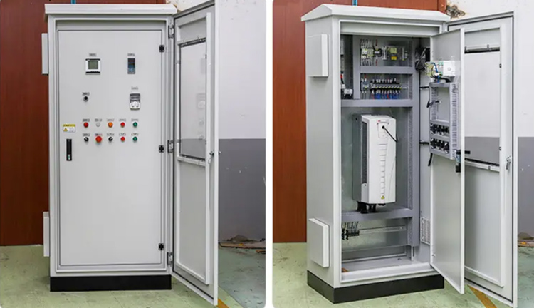 Outdoor low voltage distribution cabinets