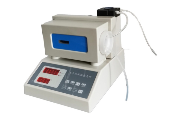 Electronic liquid densitometer