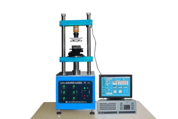 testador de força de tração de inserção totalmente automático