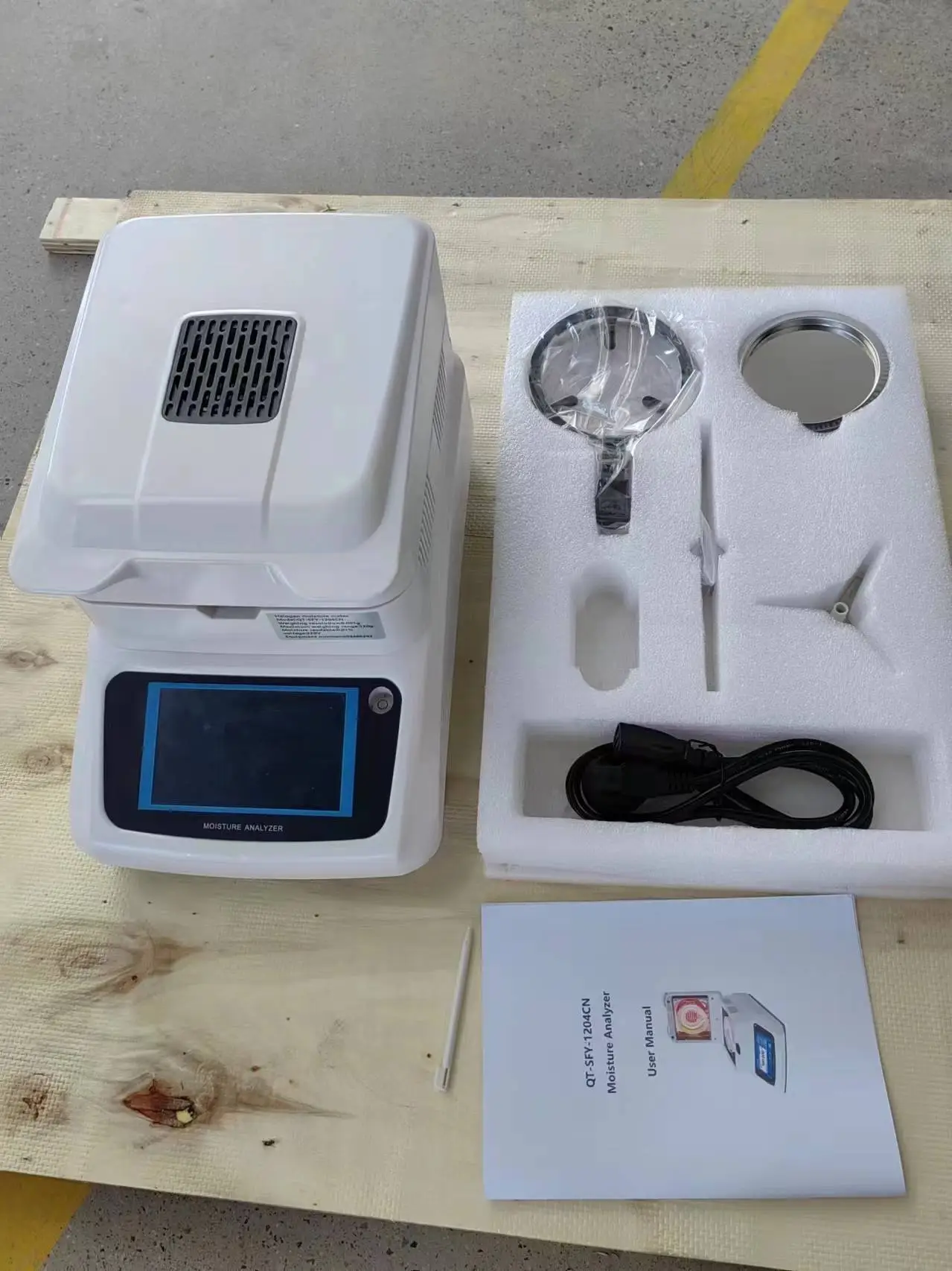 plastic halogen moisture measuring instrument