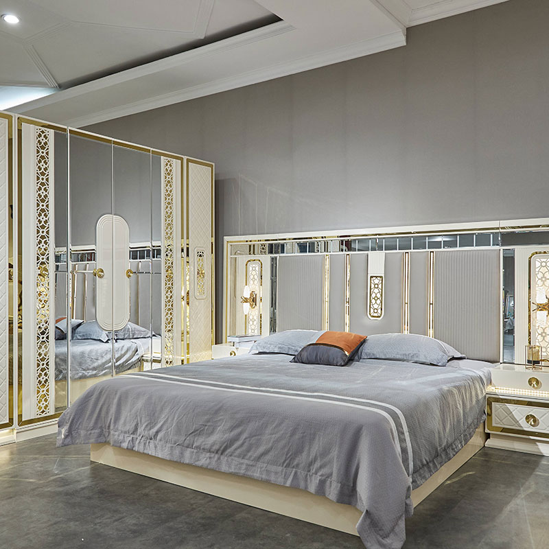 Italiensk moderne stil high-end soveværelsessæt