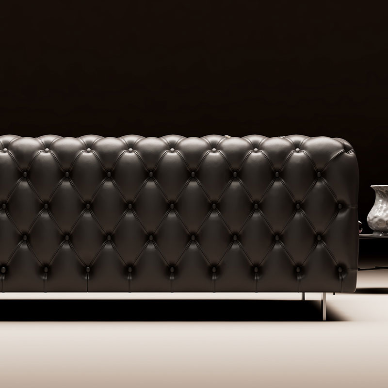 Canapé sectionnel en cuir moderne