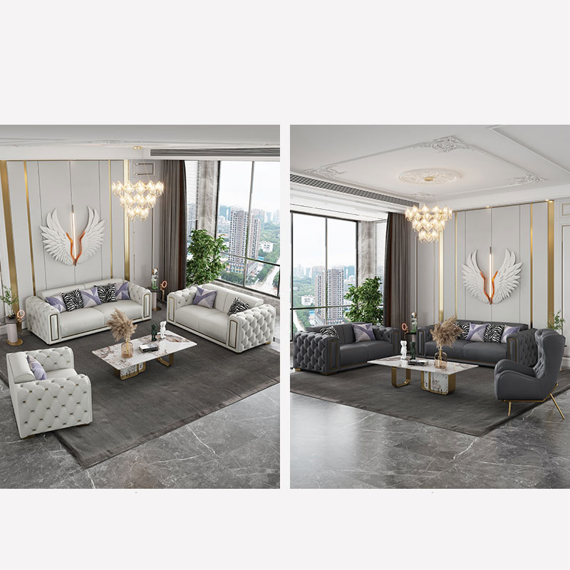 Canapé de salon de luxe moderne italien