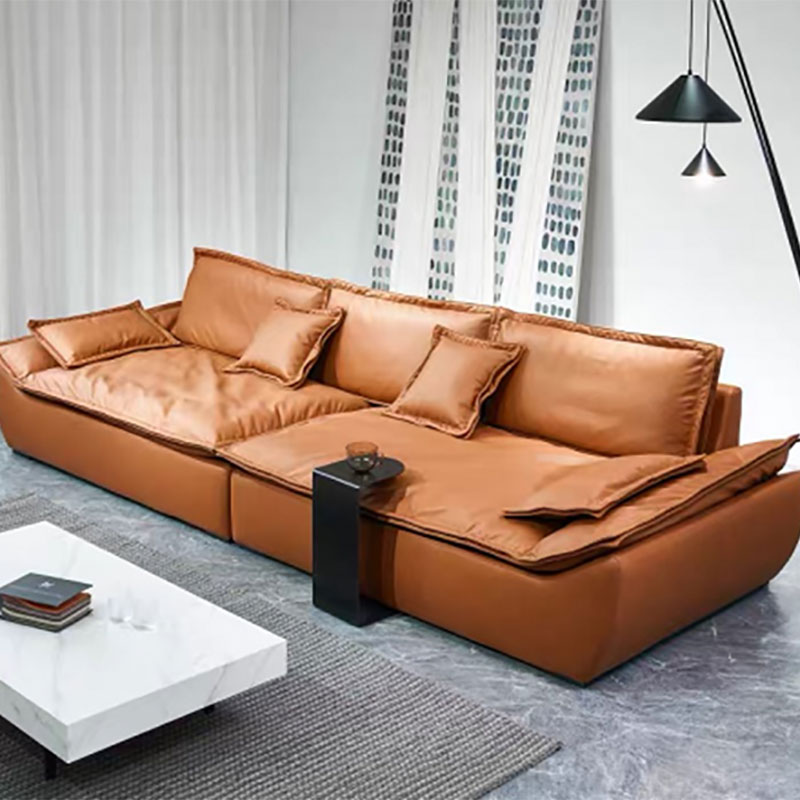 Canapé de salon en tissu technologique de style italien