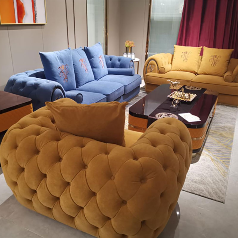 Canapé en cuir de luxe léger