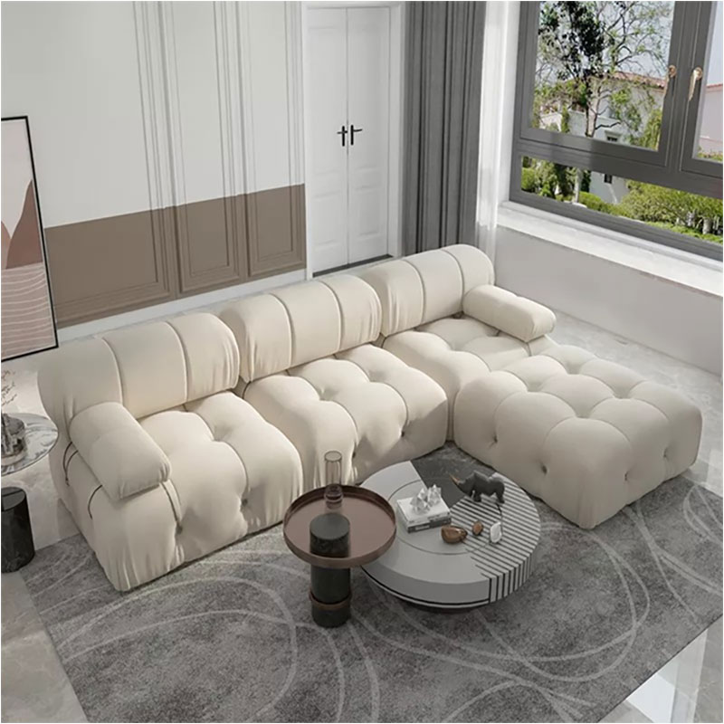 Canapé sectionnel modulaire moderne Chesterfield