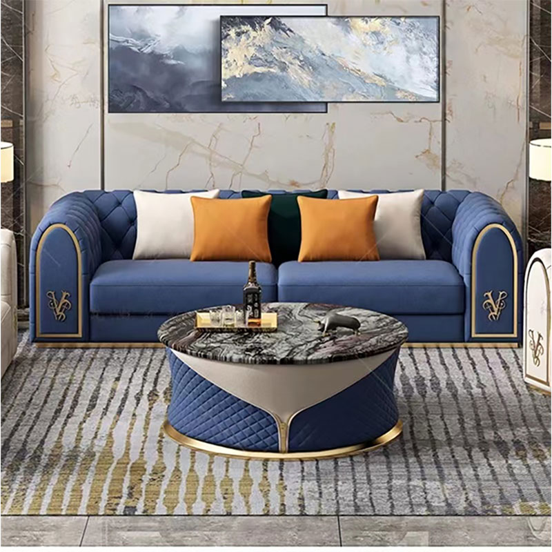 Moderne lædersofa Multi-sæde sofa