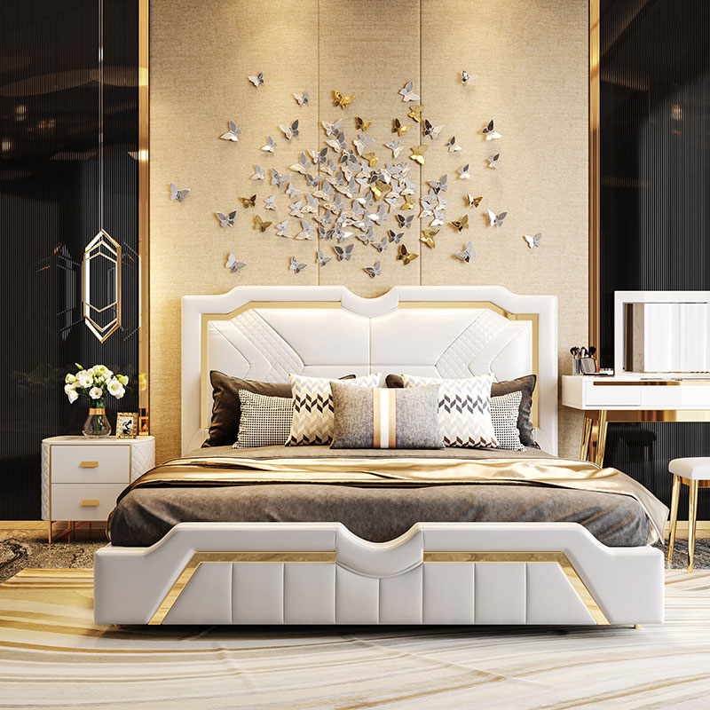 贅沢な寝室の家具セット