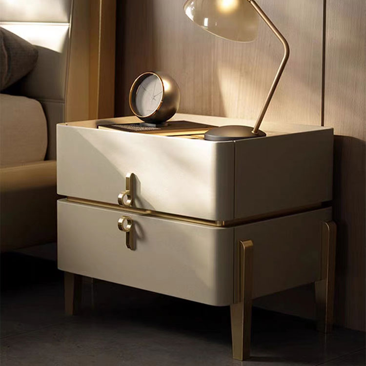 Introducing the Modern White Storage Bedside Table