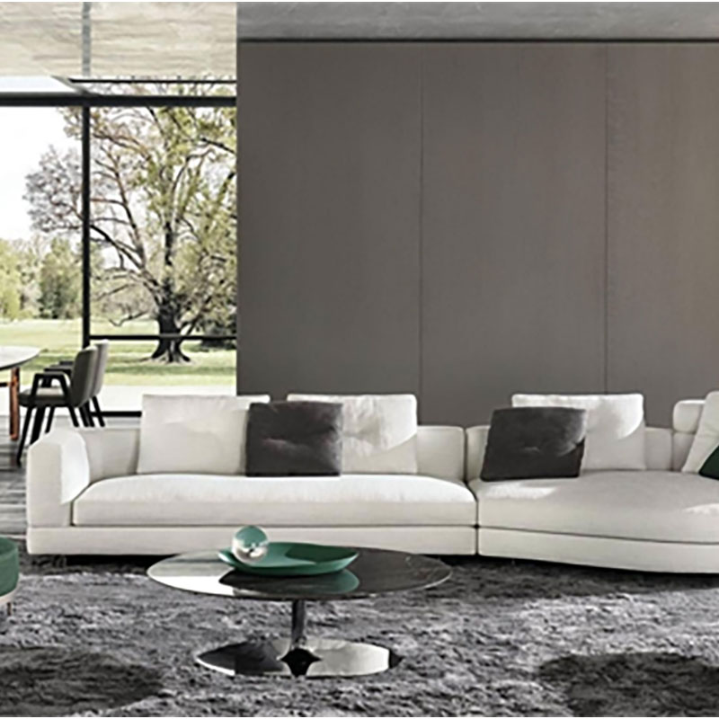 Canapé d'angle en tissu moderne, meubles de luxe