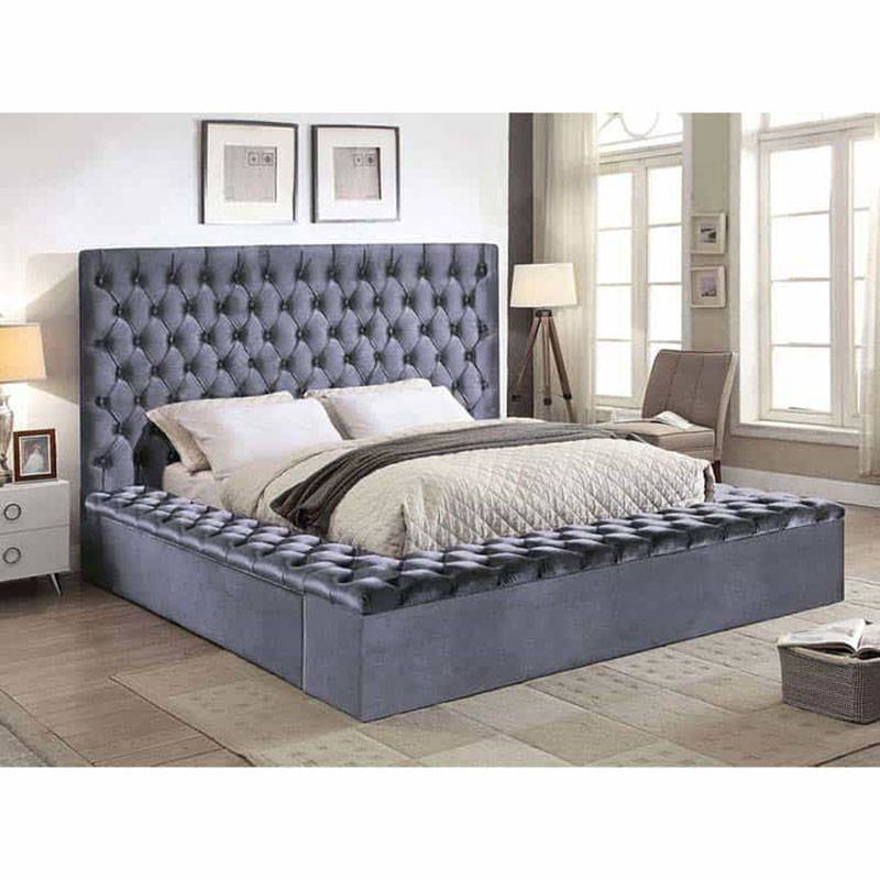 Tufted Bed with Storage