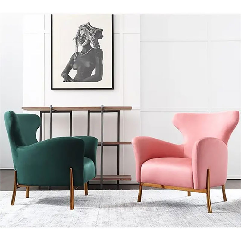 Chaise de loisirs colorée moderne