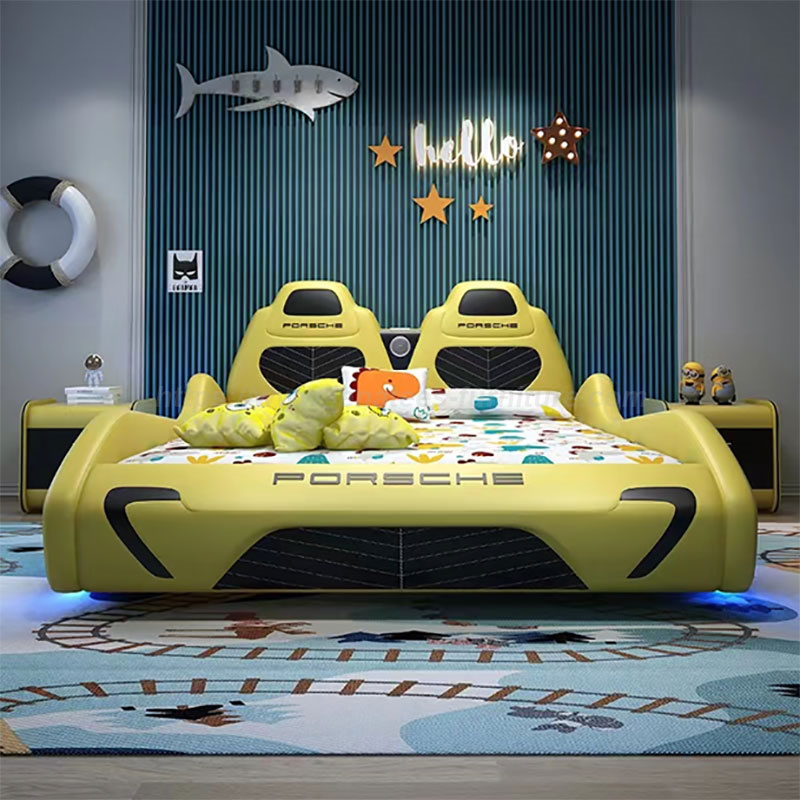 Creative Solid Wood Light Luxury Children's Bed