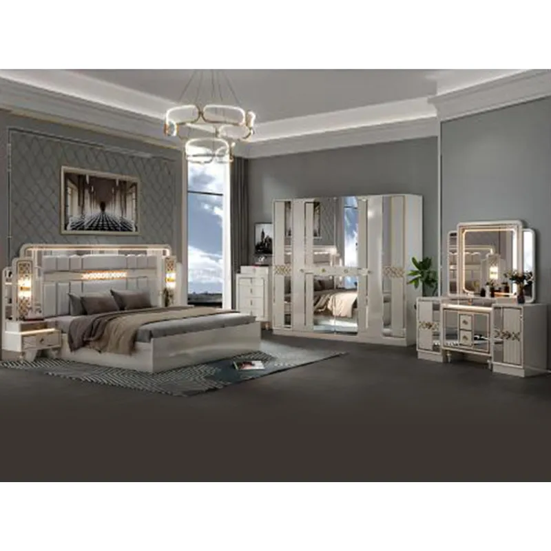 Europæisk luksusdesign højkvalitets soveværelsesmøbelsæt